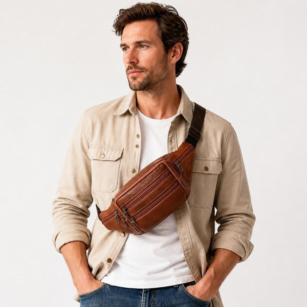 Marsupio in pelle di lusso con - Luxury Bags Leather recensione e prezzo